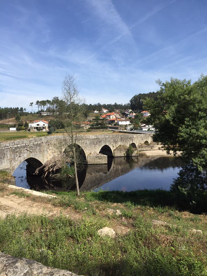 Bridge along the Camino Portugues Central/Traditional route